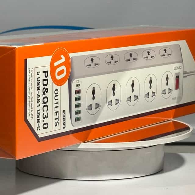 LDNIO-10-Way-PD-Extension-6-AC-4-USB-SC10610C-Kenya-Tovuty.jpg 16-Way Surge Protector (10 AC + 6 USB) - Ultimate Shield.