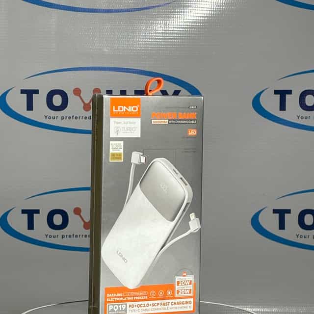 LDNIO-10000mAh-Slim-Powerbank-Quick-Charge-PQ19-Kenya-image.jpg Convenient PQ19 10000mAh Slim Powerbank - Built-in Cables - Nairobi.