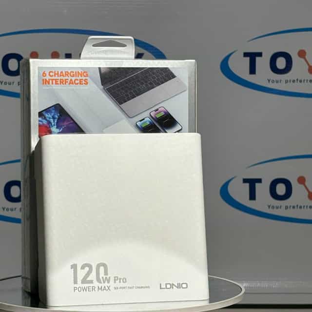 LDNIO-120W-6-Port-Desktop-Charger-3C-3A-PD-QC-Tovuty-Kenya-packaging.jpg 120W PD Charger - 6-Port Desktop Station (3C+3A) - Power.