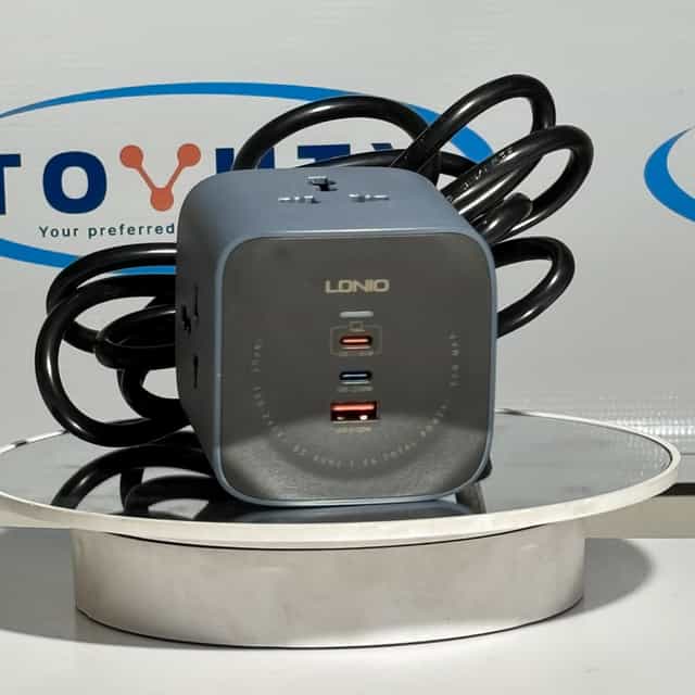 LDNIO-SC3319-65W-PD-3-USB-3-AC-Outlets-Universal-Kenya-Tovuty-Ports.jpg 65W PD Cube - Universal Strip (3 AC + 65W PD) - Nairobi.