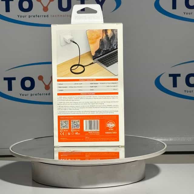 LDNIO-T11C-USB4-40Gbps-240W-Thunderbolt-Cable-Kenya.jpg Next-Gen T11C USB4.0 Type-C to Type-C Thunderbolt Cable - 240W 8K.