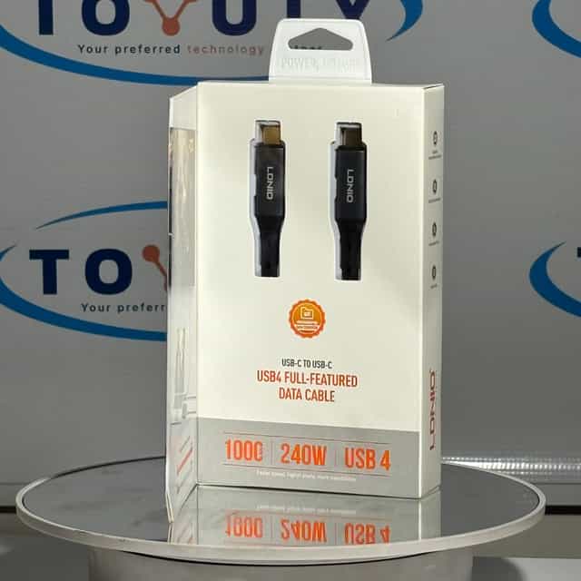 LDNIO-T11C-USB4-40Gbps-240W-Thunderbolt-Type-C-to-Type-C-Cable-Kenya.jpg Next-Gen T11C USB4.0 Type-C to Type-C Thunderbolt Cable - 240W 8K.